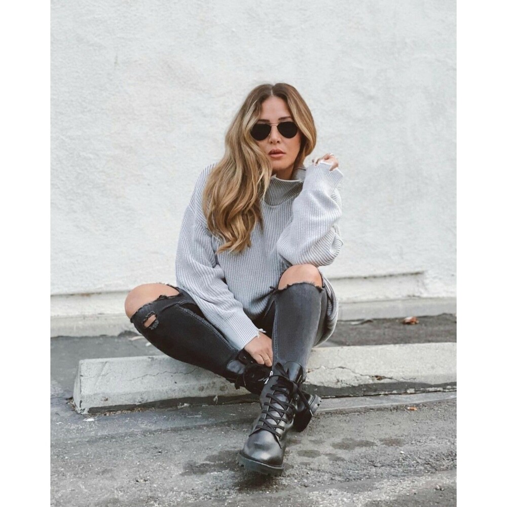 Young Fabulous & Broke Cameron Turtleneck Oversized Sweater